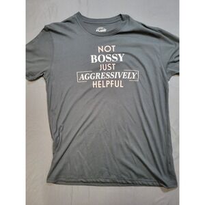 Live Outside the Limits Graphic Tee Funny Slogan T-Shirt Top Large